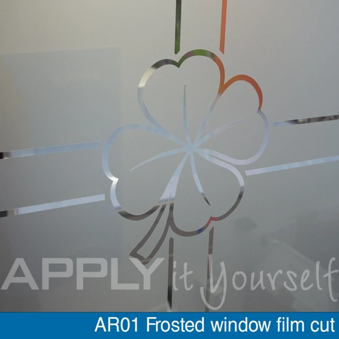 Frosted window film clover AR01